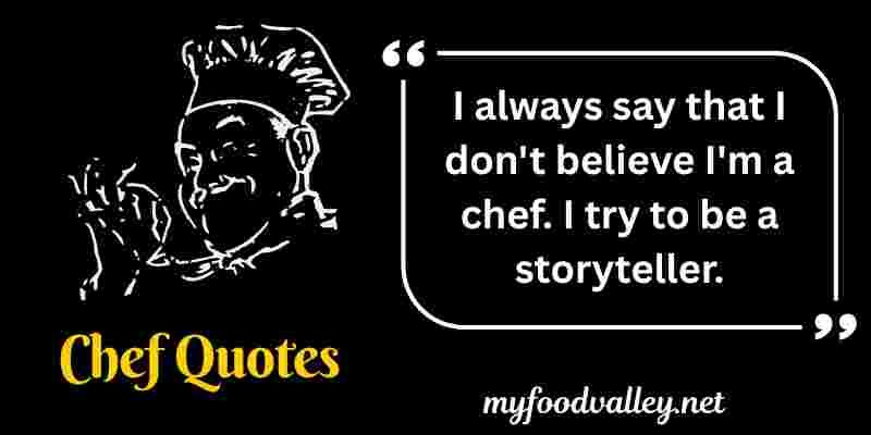 Quotes on chef life