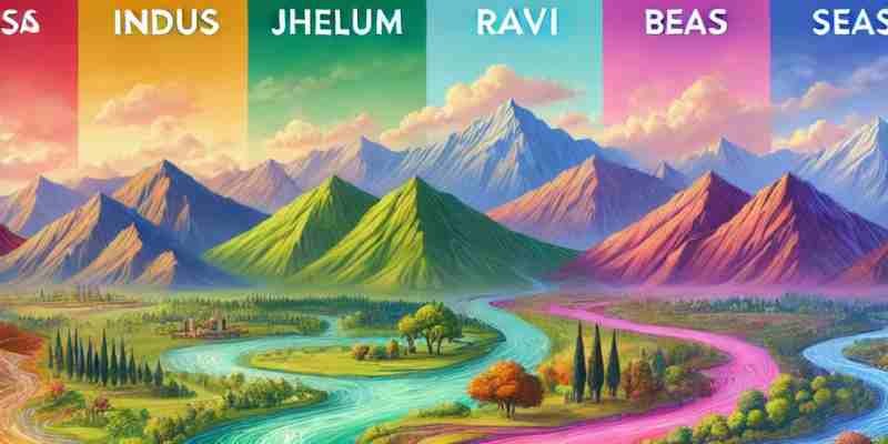 5 Punjab rivers names