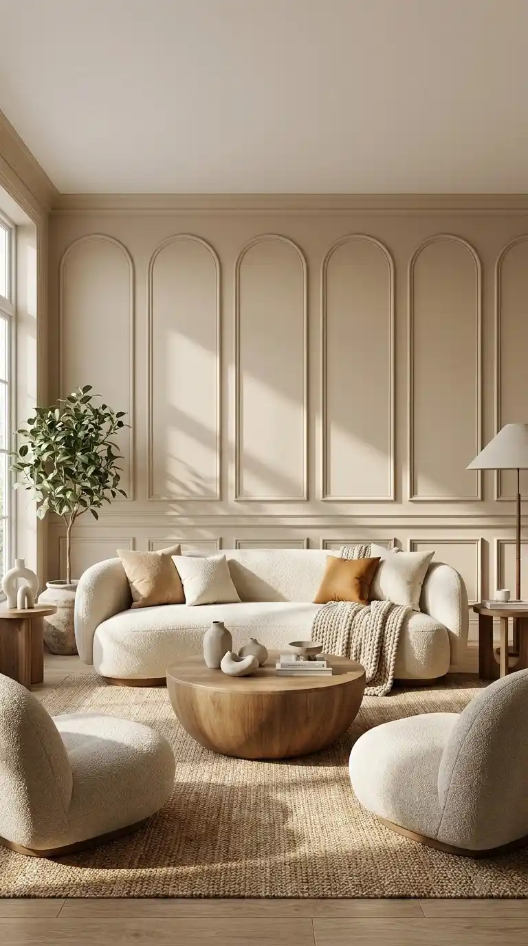 Arched Panel Molding Detail