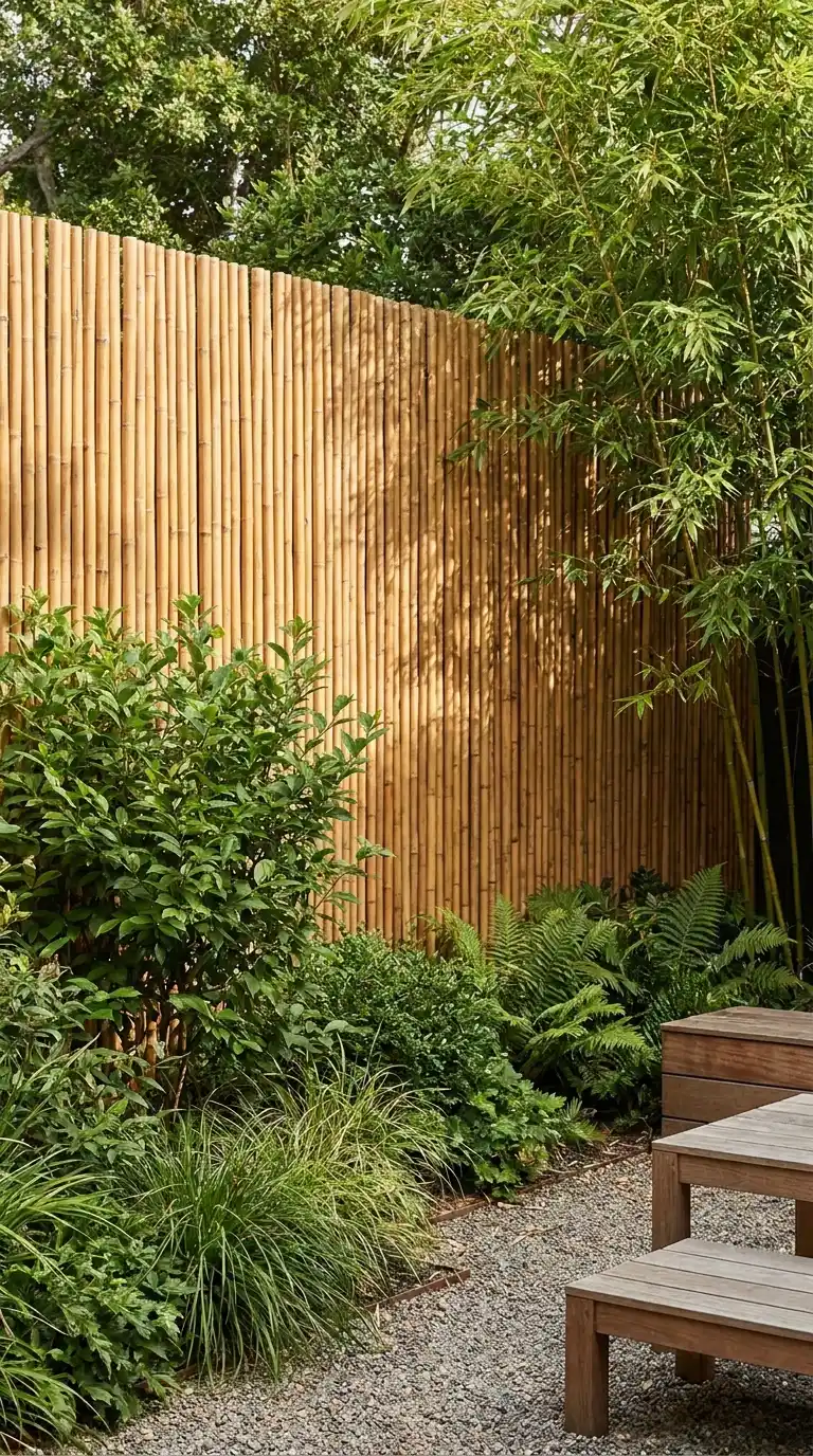 Bamboo Screening Fence