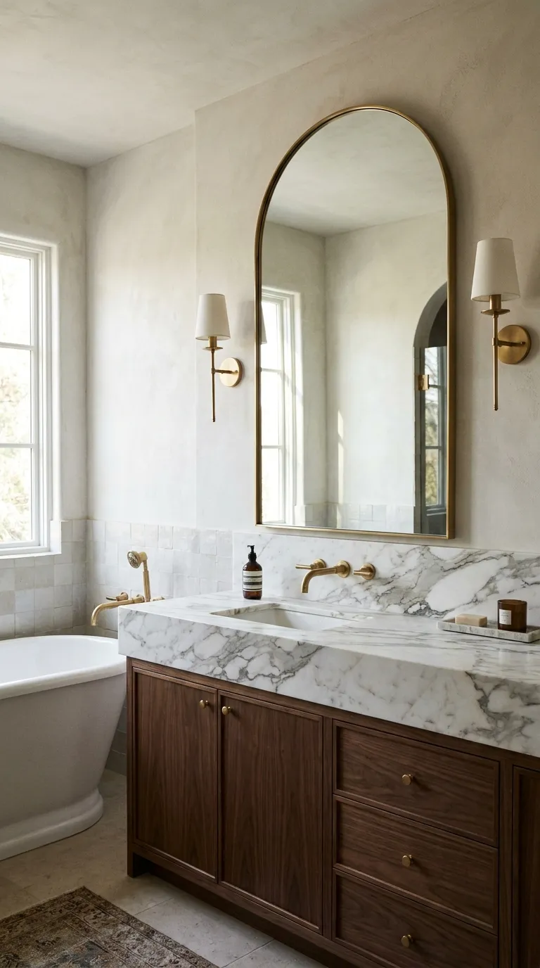 Designer Arched or Sculptural Mirror