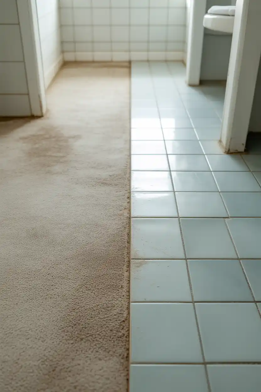Carpet in Bathrooms