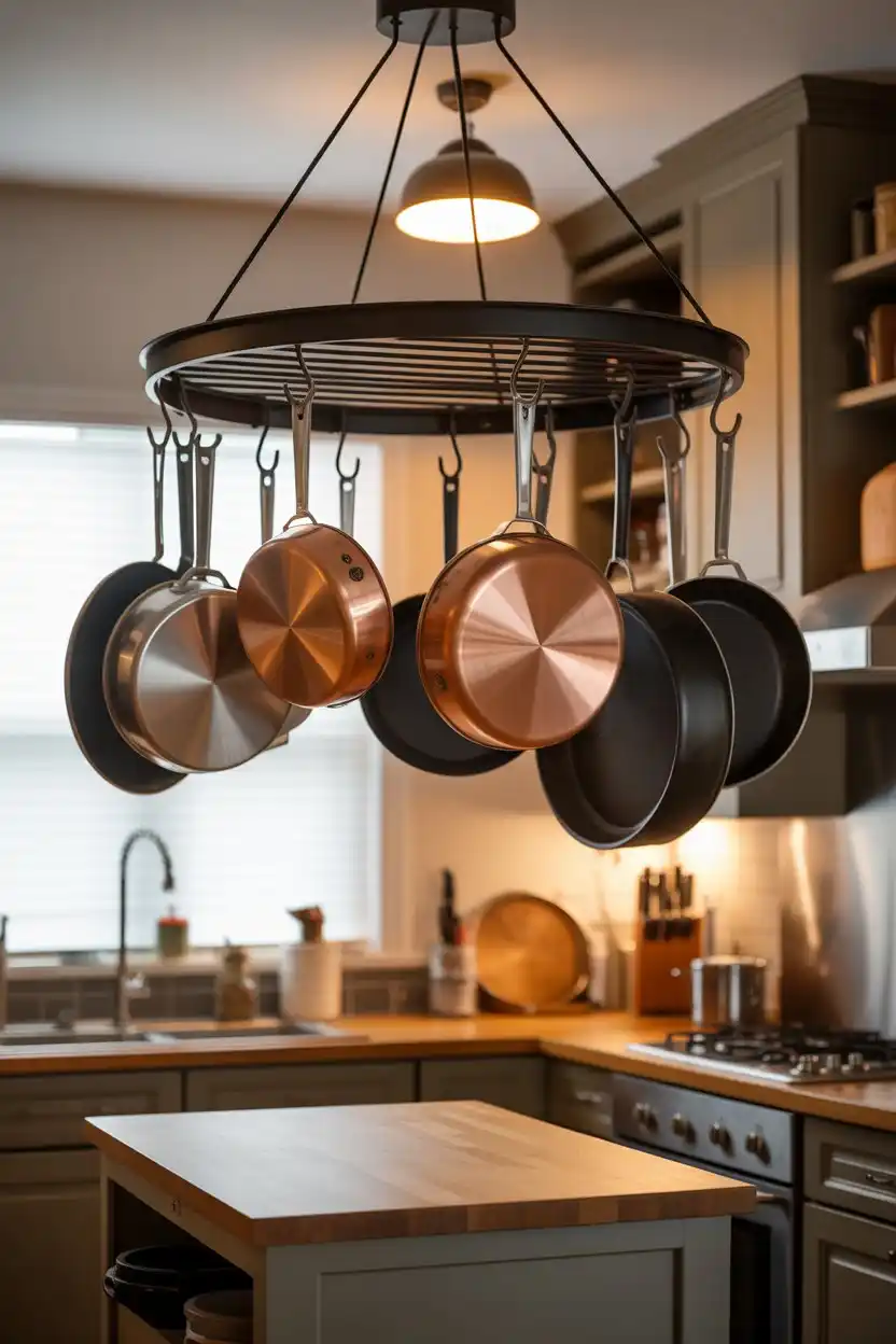 Ceiling-Mounted Pot Racks