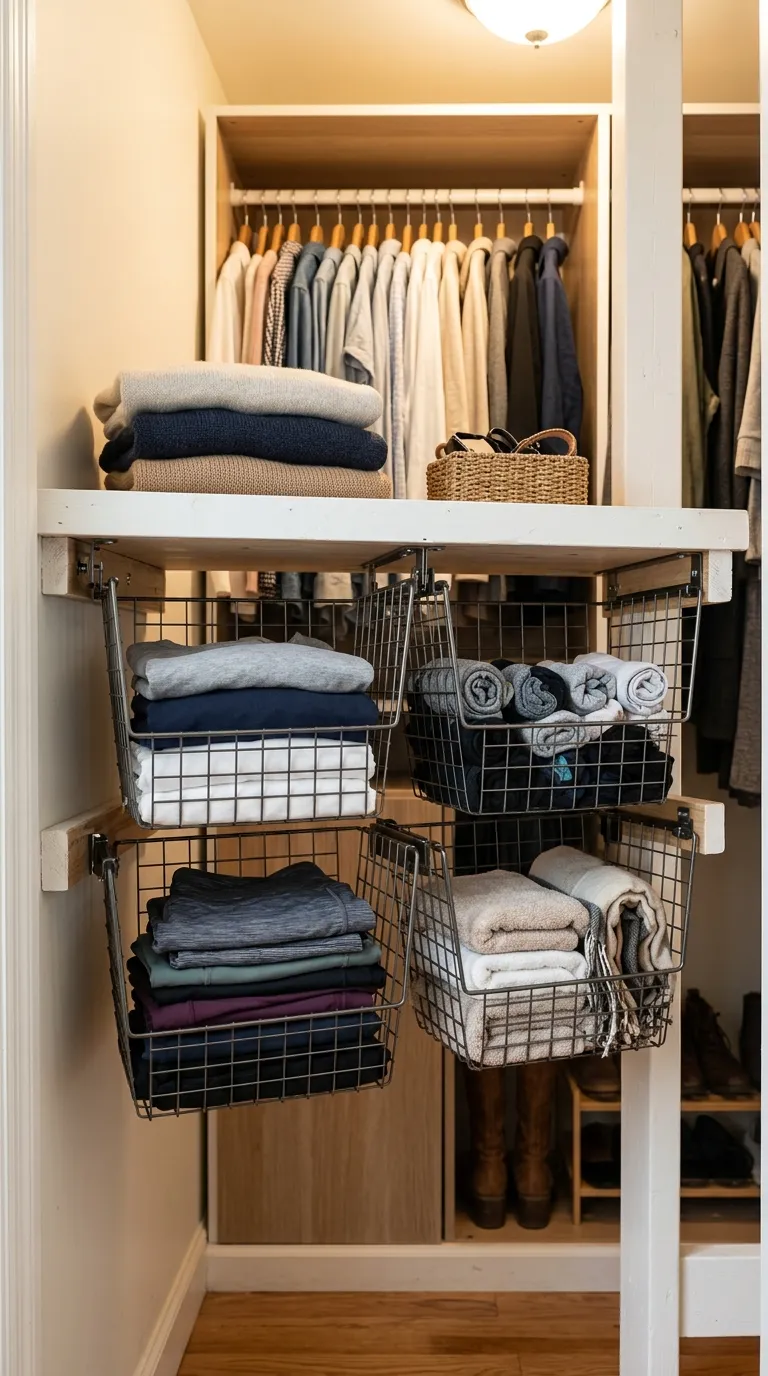 Under-Shelf Hanging Baskets