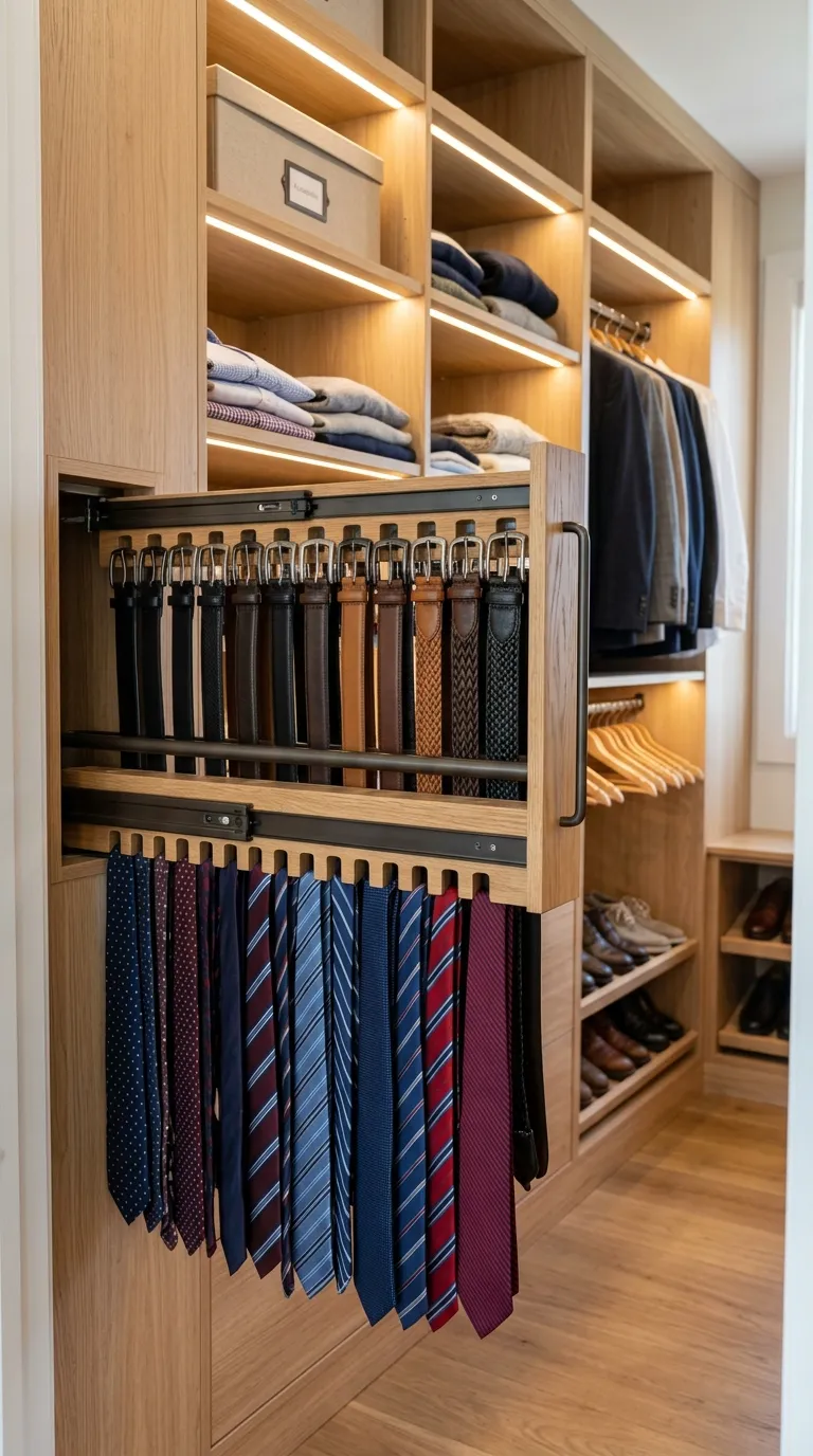Belt and Tie Rack