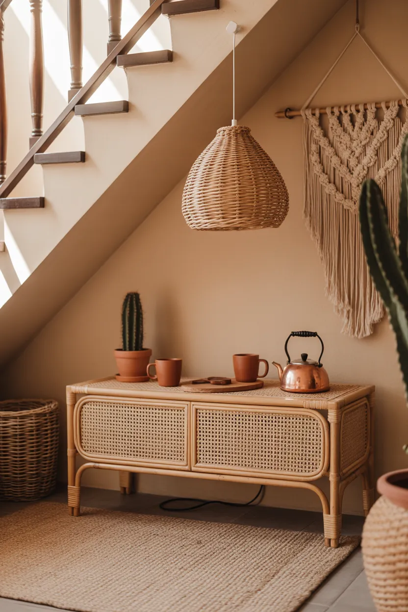 Coffee Bar Ideas Under Stairs