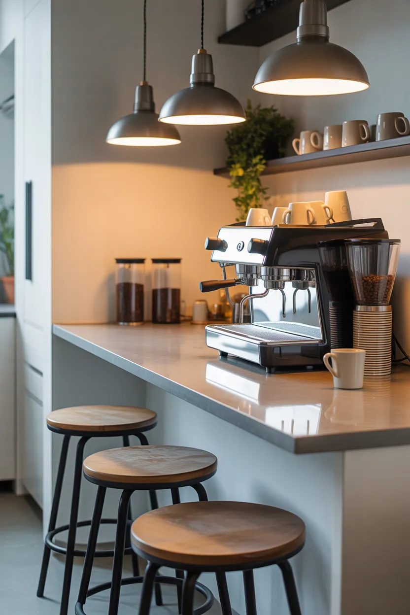 Coffee Bar Ideas With Seating