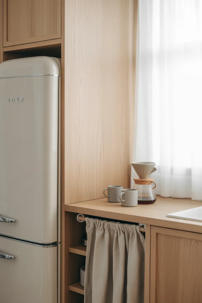 Coffee Bar Ideas With Sink and Fridge