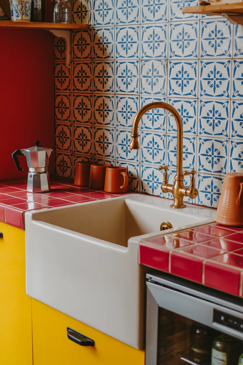 Coffee Bar Ideas With Sink and Fridge