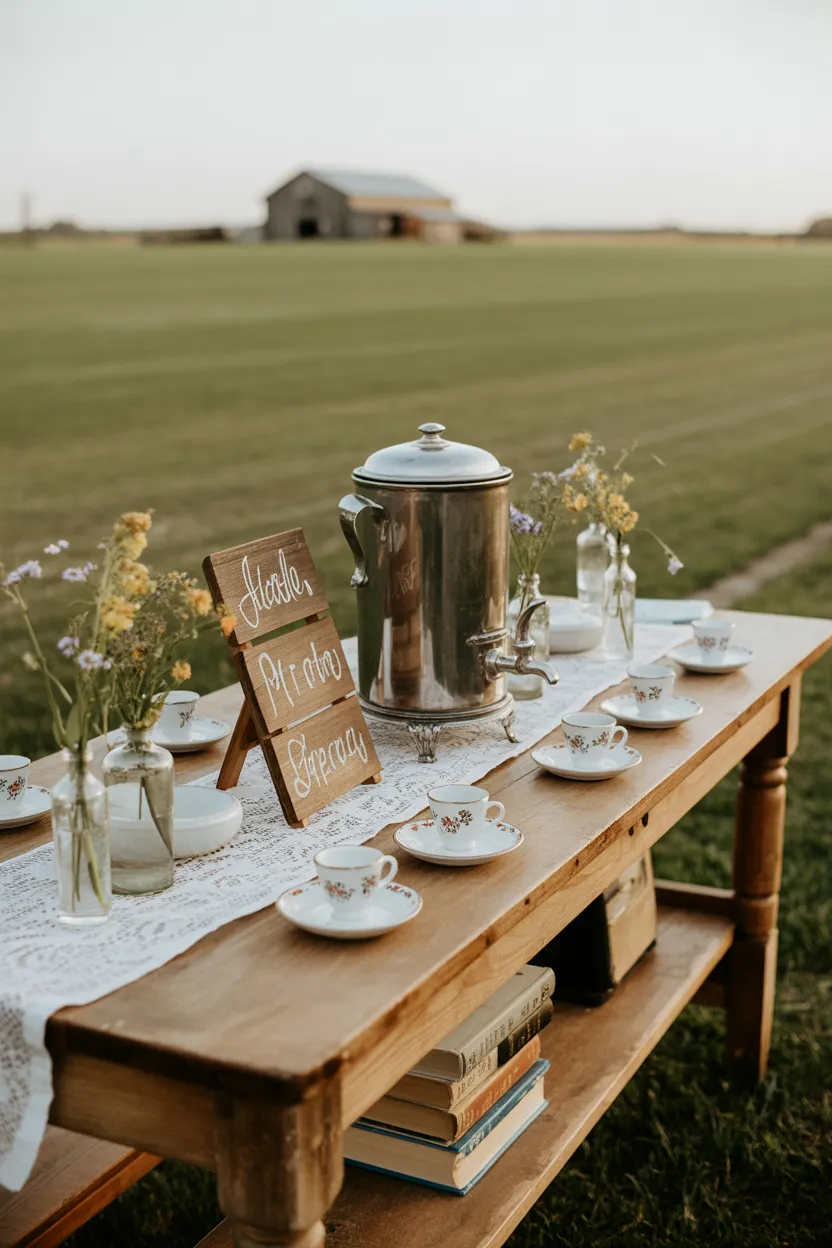 Coffee Bar Ideas for Outdoor Parties