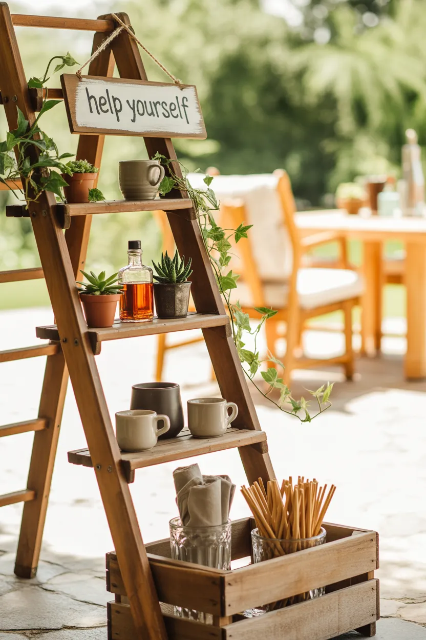 Coffee Bar Ideas for Outdoor Parties