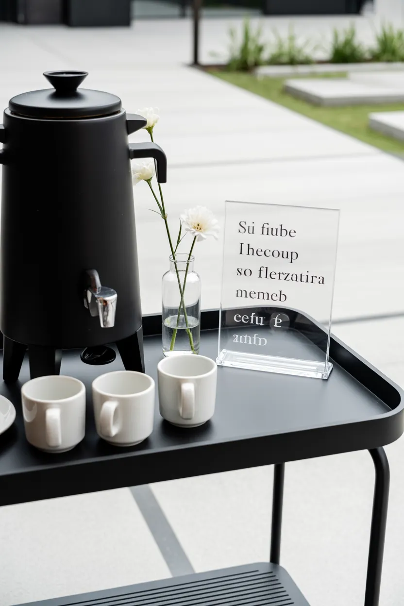 Coffee Bar Ideas for Outdoor Parties