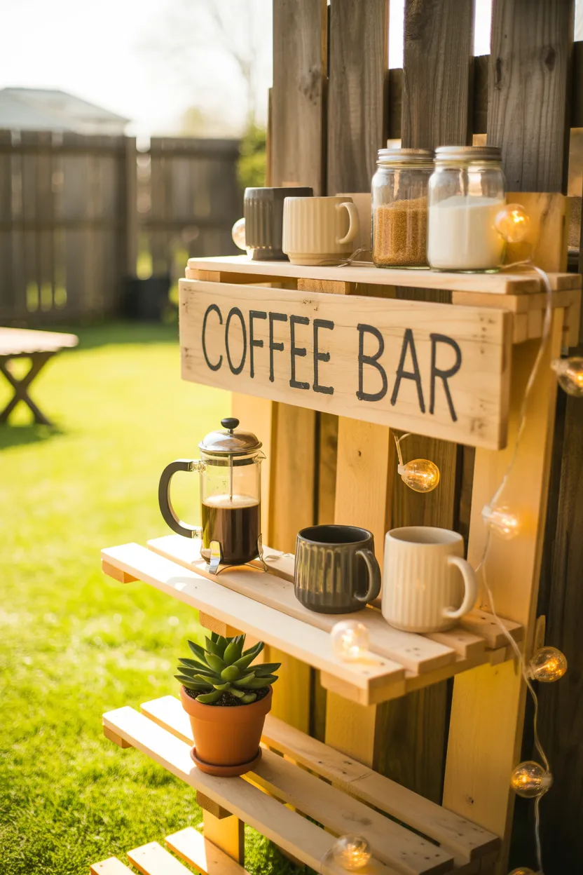 Coffee Bar Ideas for Outdoor Parties
