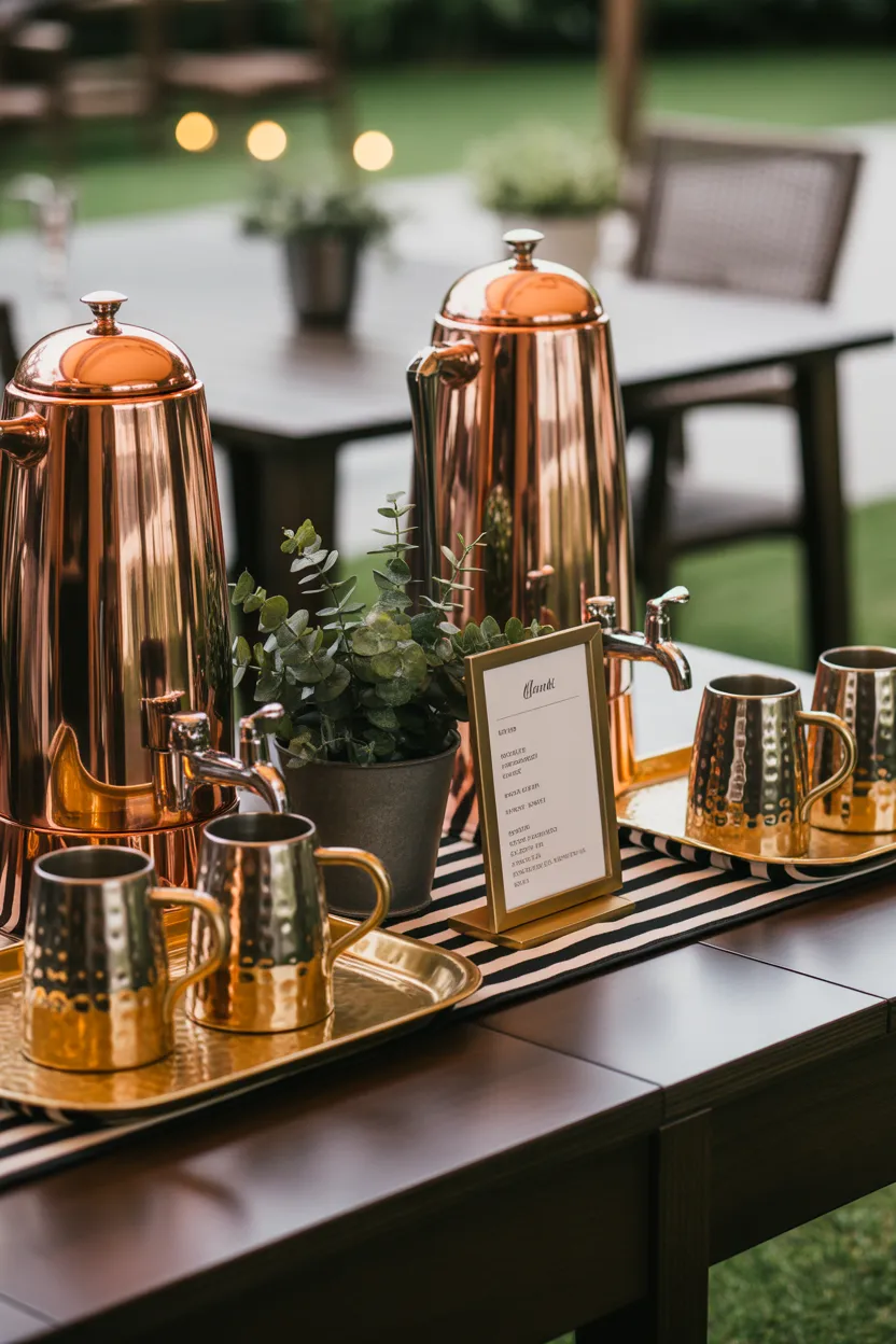 Coffee Bar Ideas for Outdoor Parties