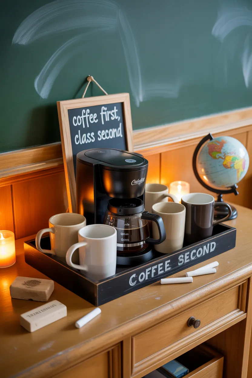 Coffee Bar Ideas for Teachers