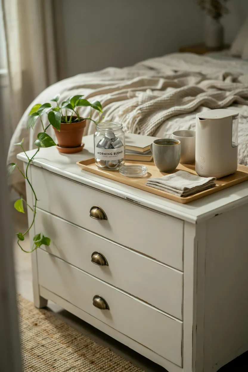 Coffee Bar Ideas for a Bedroom