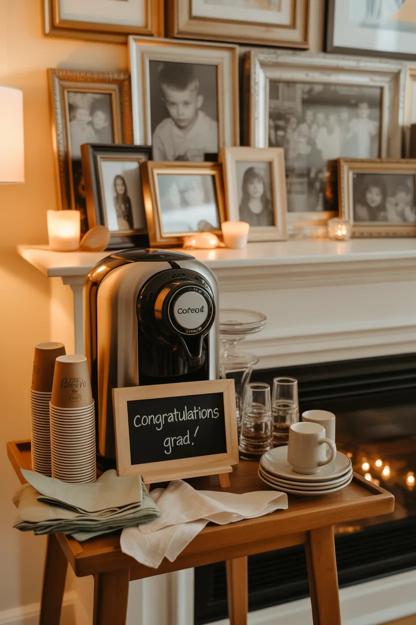 Coffee Bar Ideas for a Grad Party