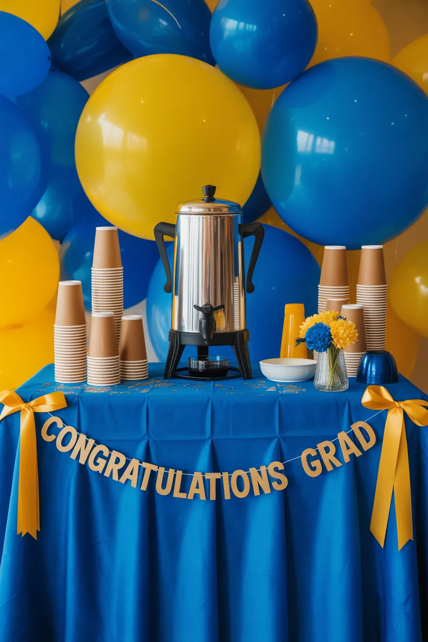 Coffee Bar Ideas for a Grad Party