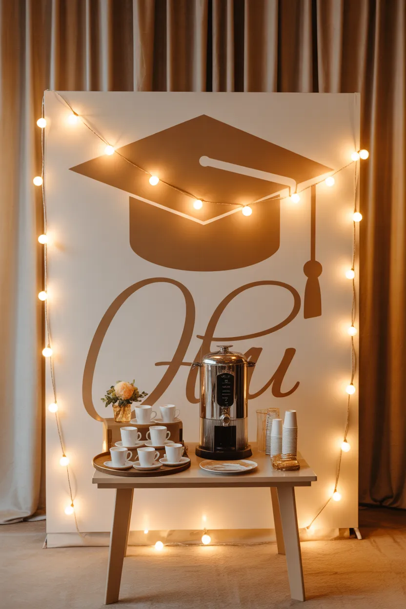 Coffee Bar Ideas for a Grad Party