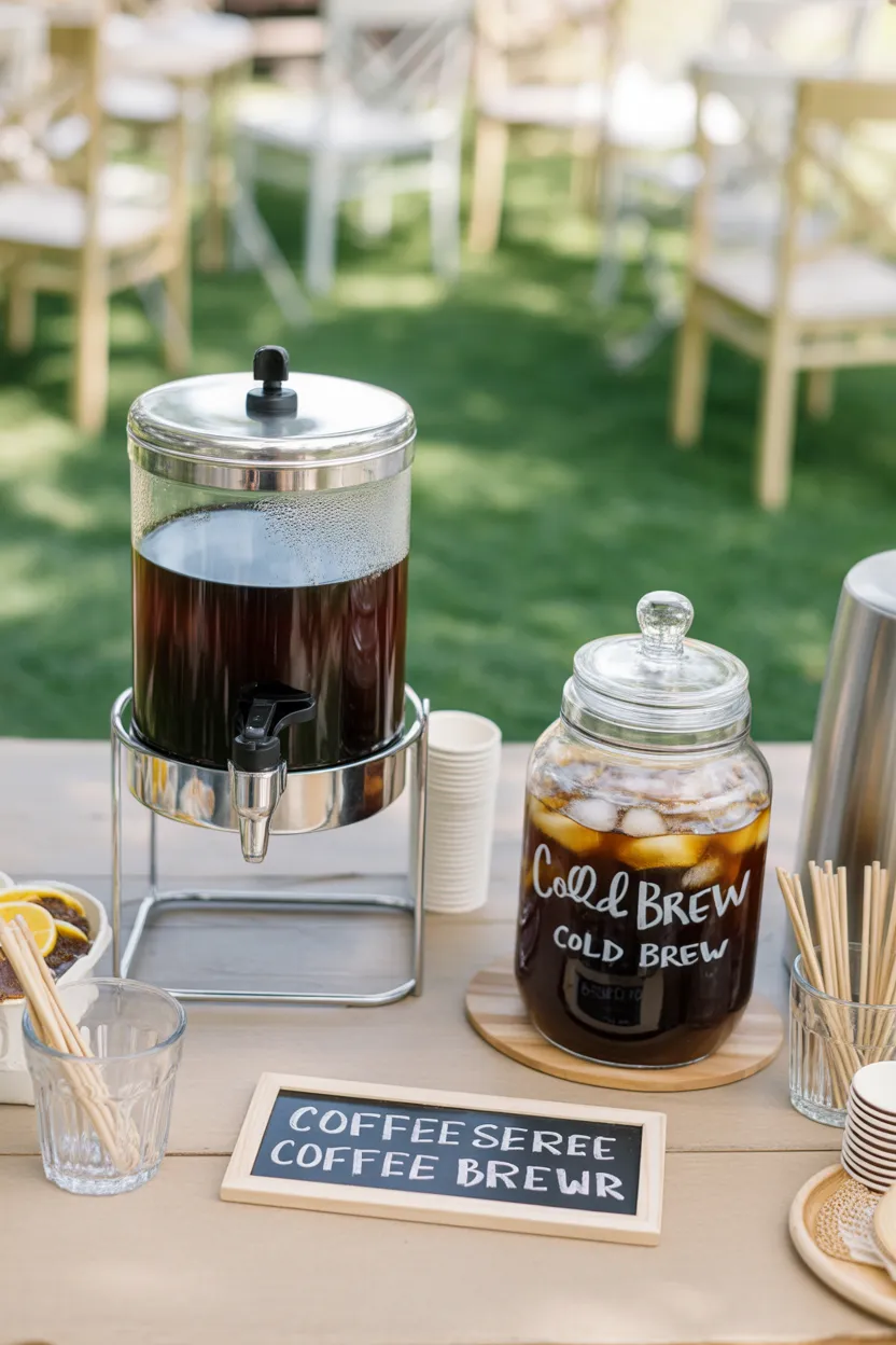 Coffee Bar Ideas for a Grad Party