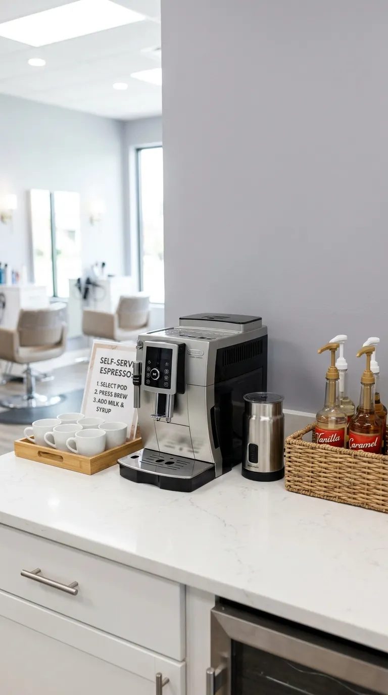 Coffee Bar Ideas for a Salon