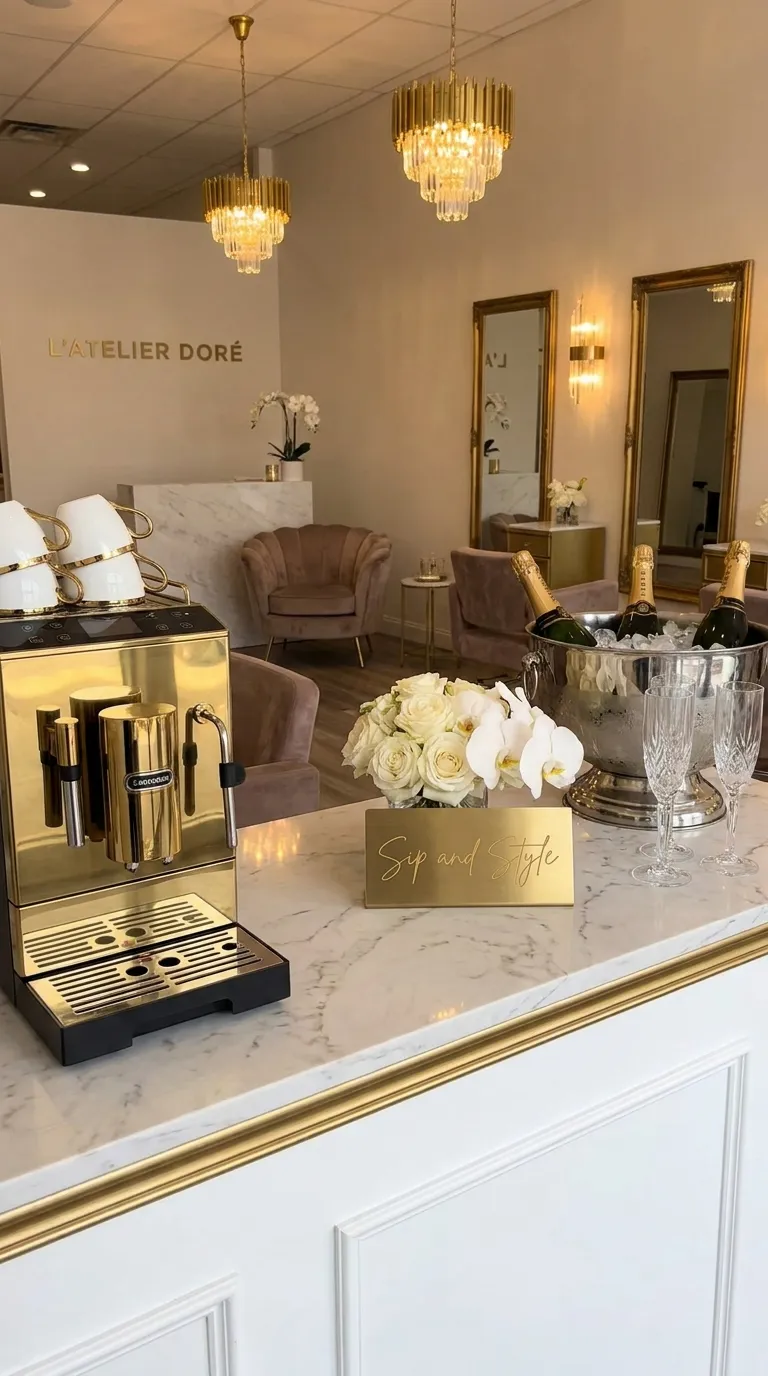 Coffee Bar Ideas for a Salon