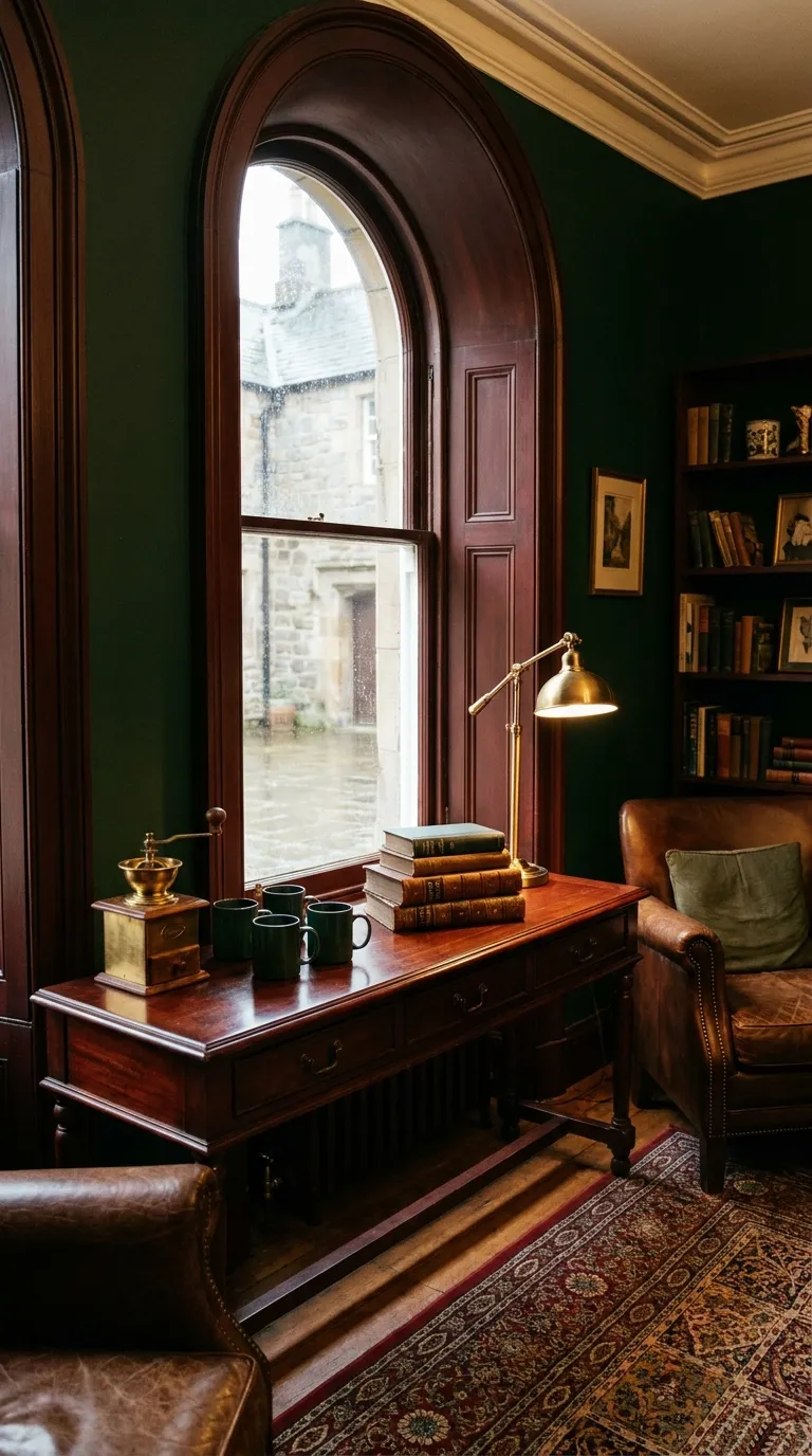 Coffee Bar Ideas in Front of a Window