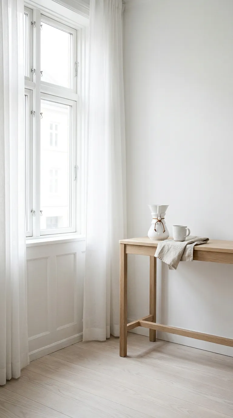 Coffee Bar Ideas in Front of a Window
