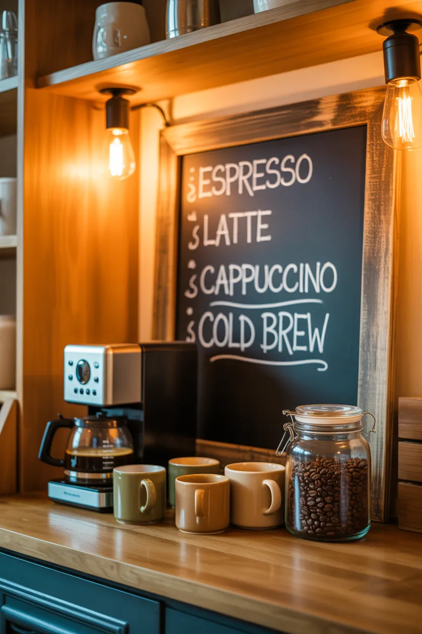 Coffee Bar Ideas on a Budget
