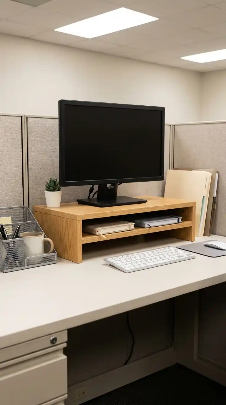 Compact Shelf Riser for Vertical Storage