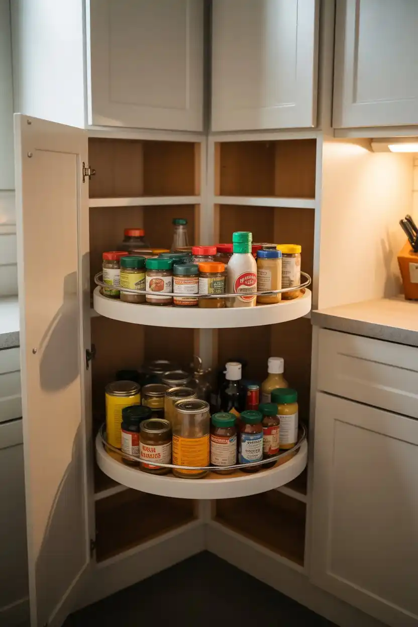 Corner Cabinet Lazy Susans