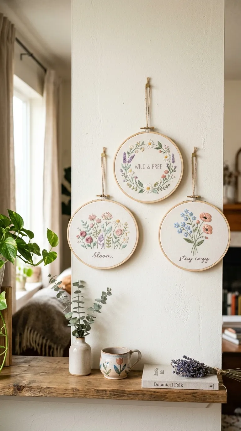 Embroidery Hoop Art