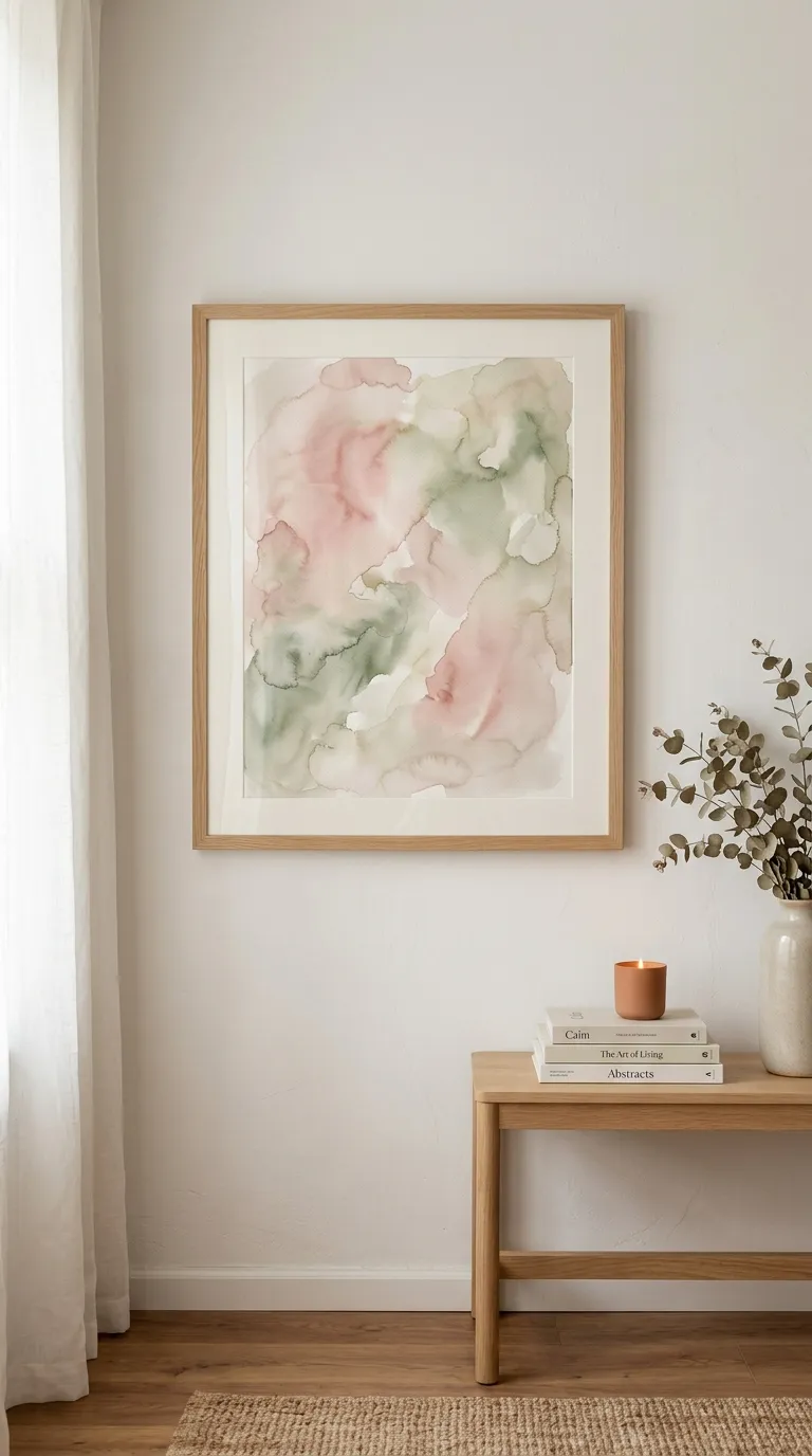 DIY Abstract Watercolor Print