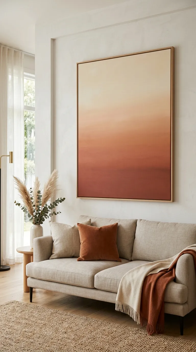 Ombre Painted Canvas
