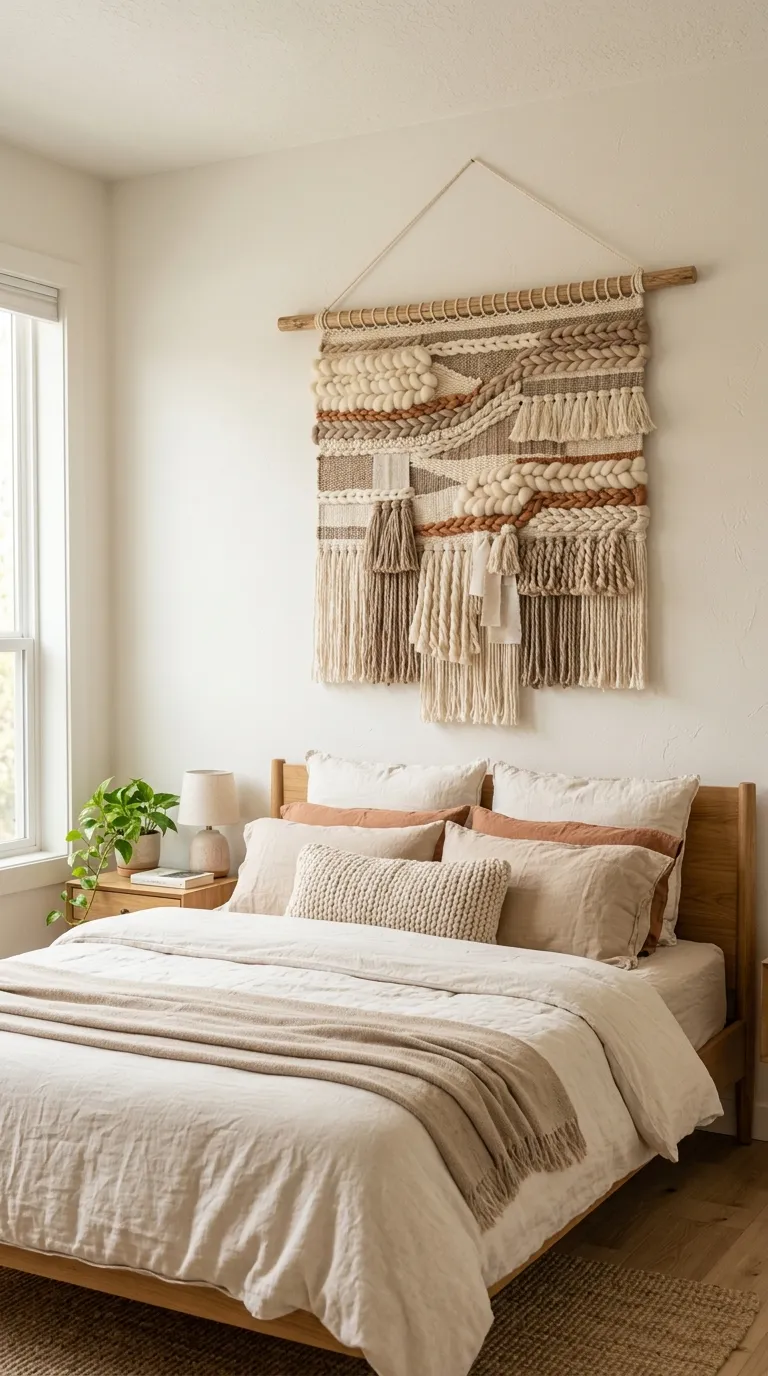 Woven Fabric Wall Hanging