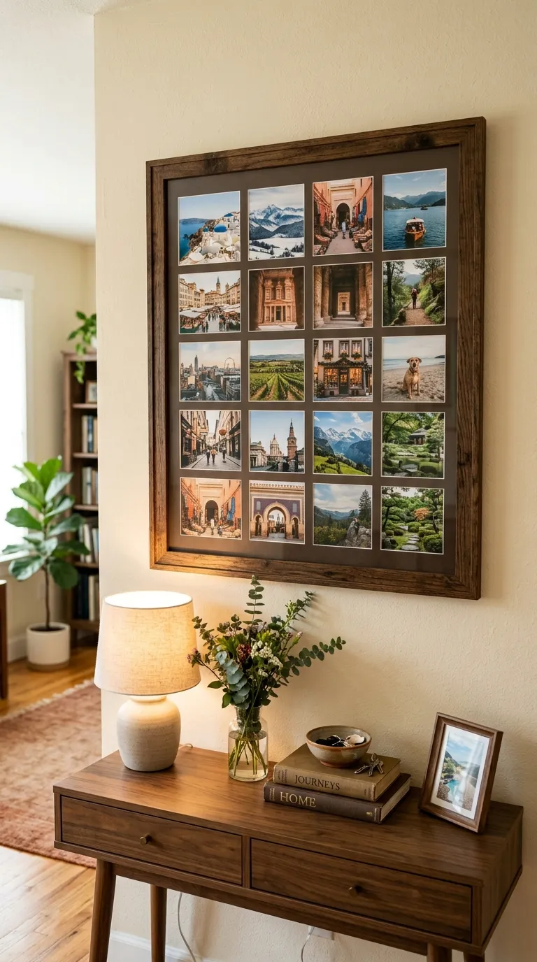 DIY Photo Collage Gallery Frame