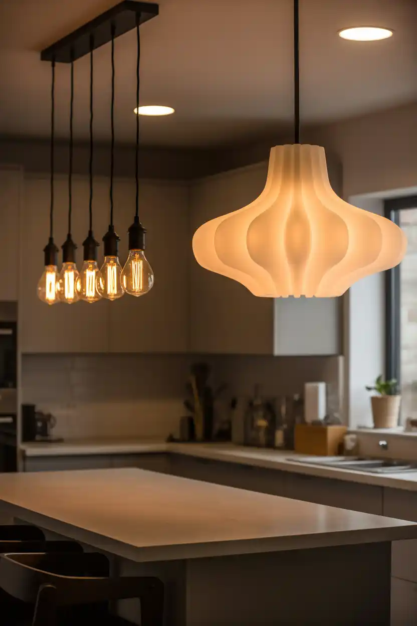 Edison Bulb Industrial Pendant Clusters