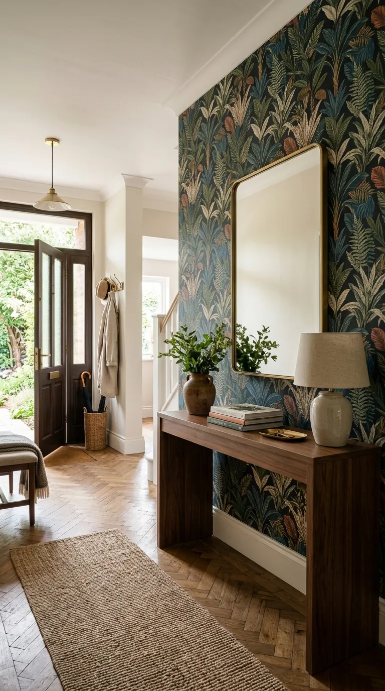 Accent Wallpaper or Molding