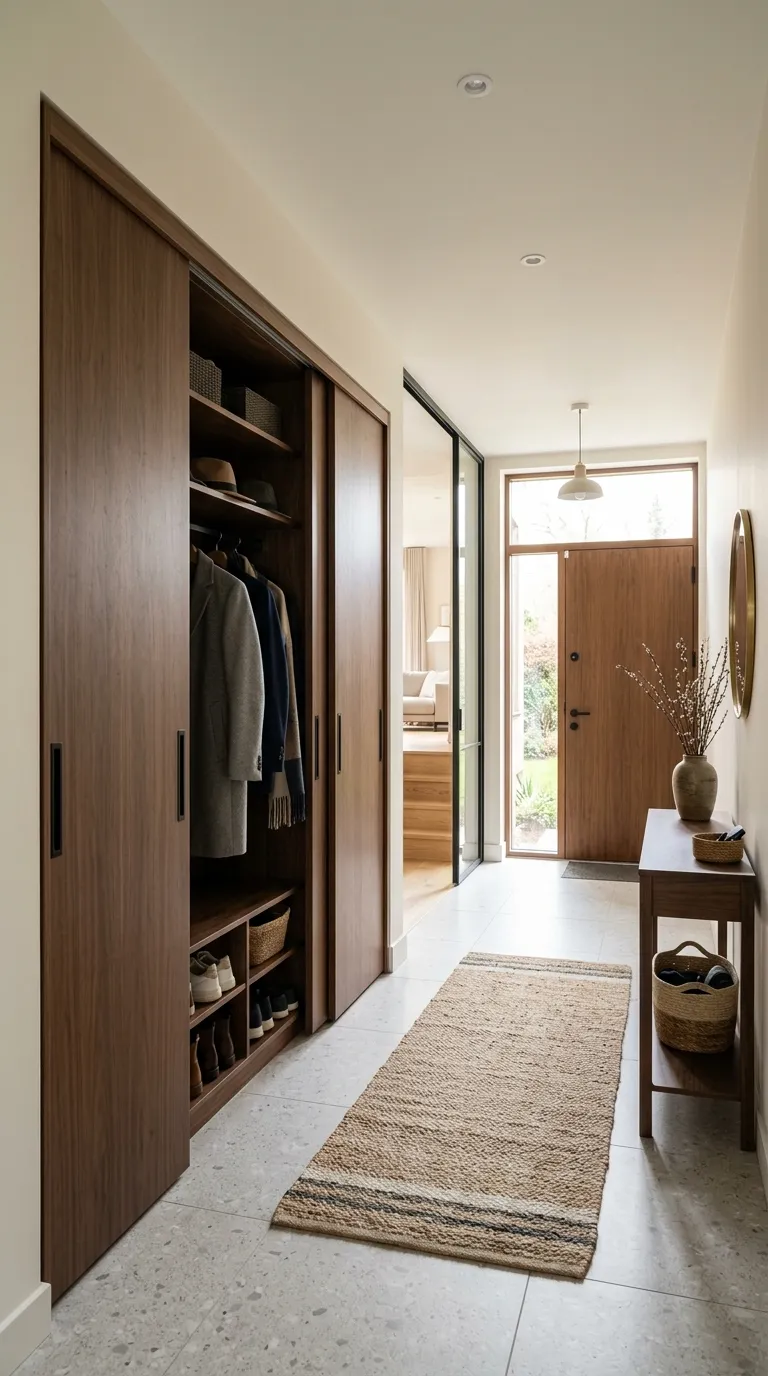 Built-In Closet With Sliding Doors