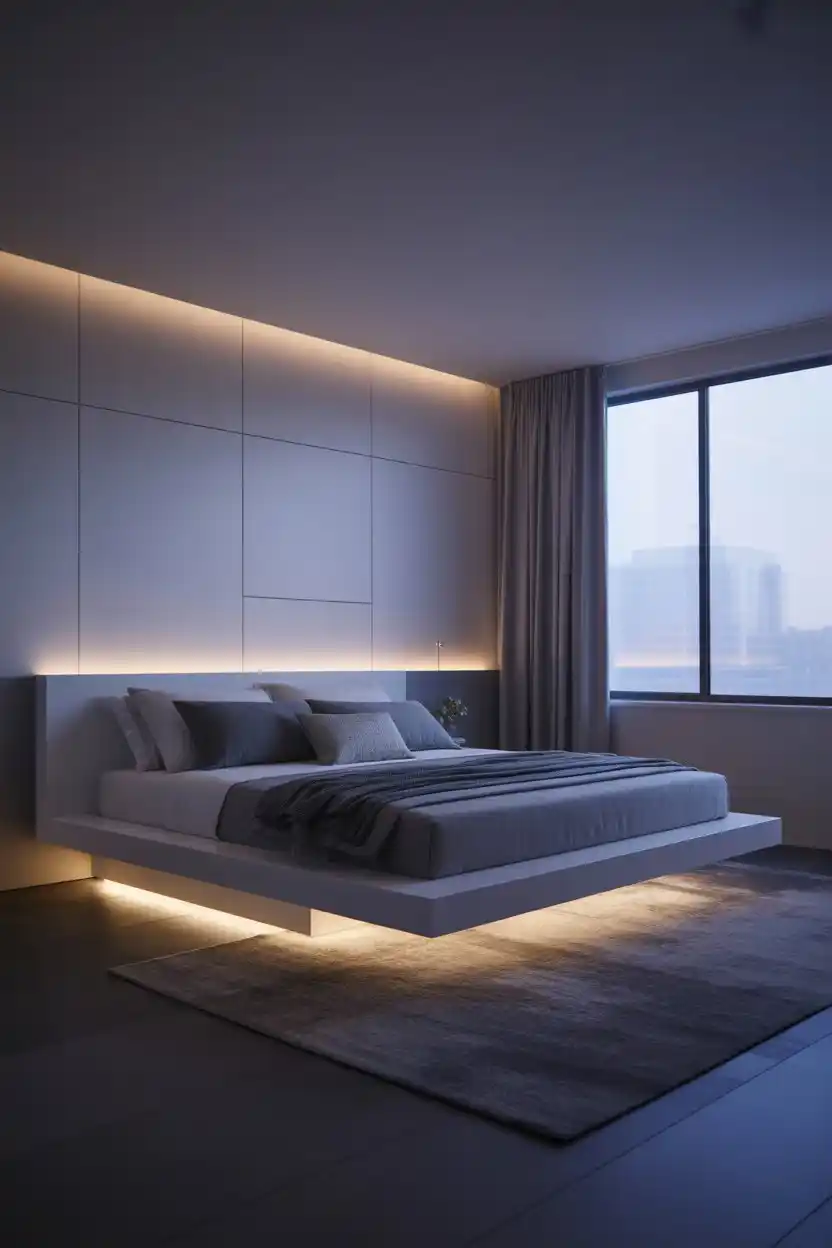 Floating Bed Frame