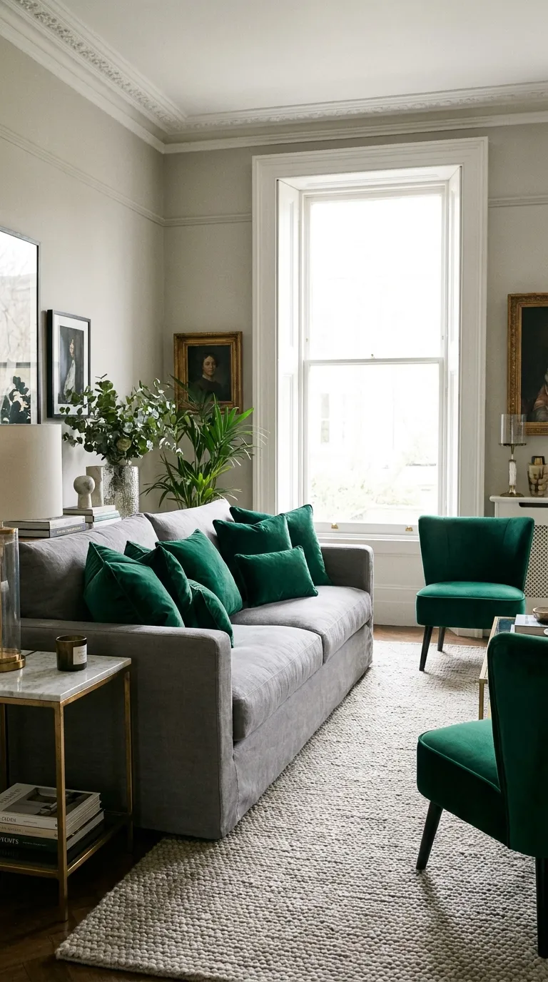 Emerald Green Accent Pairing