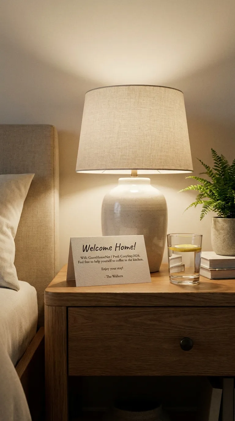 Personal Touches: Wi-Fi Card and House Guide