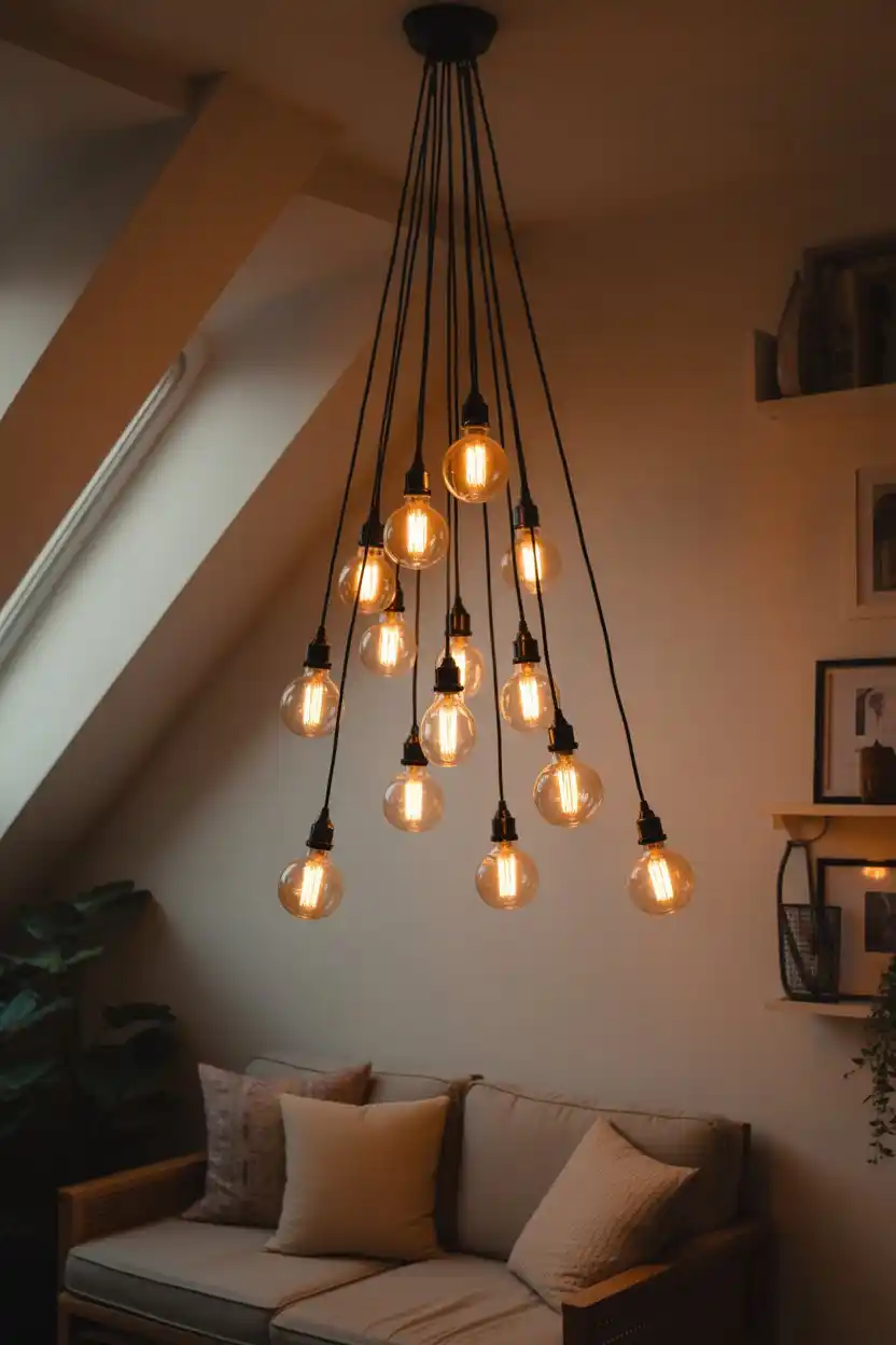 Hanging Pendant Lights at Varying Heights