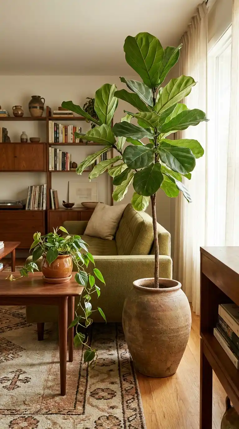 Indoor Plants in Ceramic Planters
