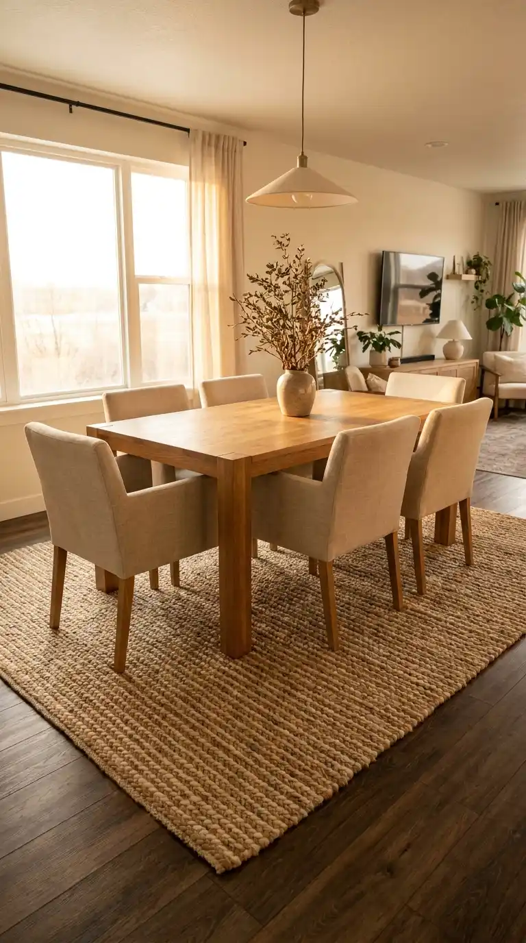 Layered Textured Area Rug