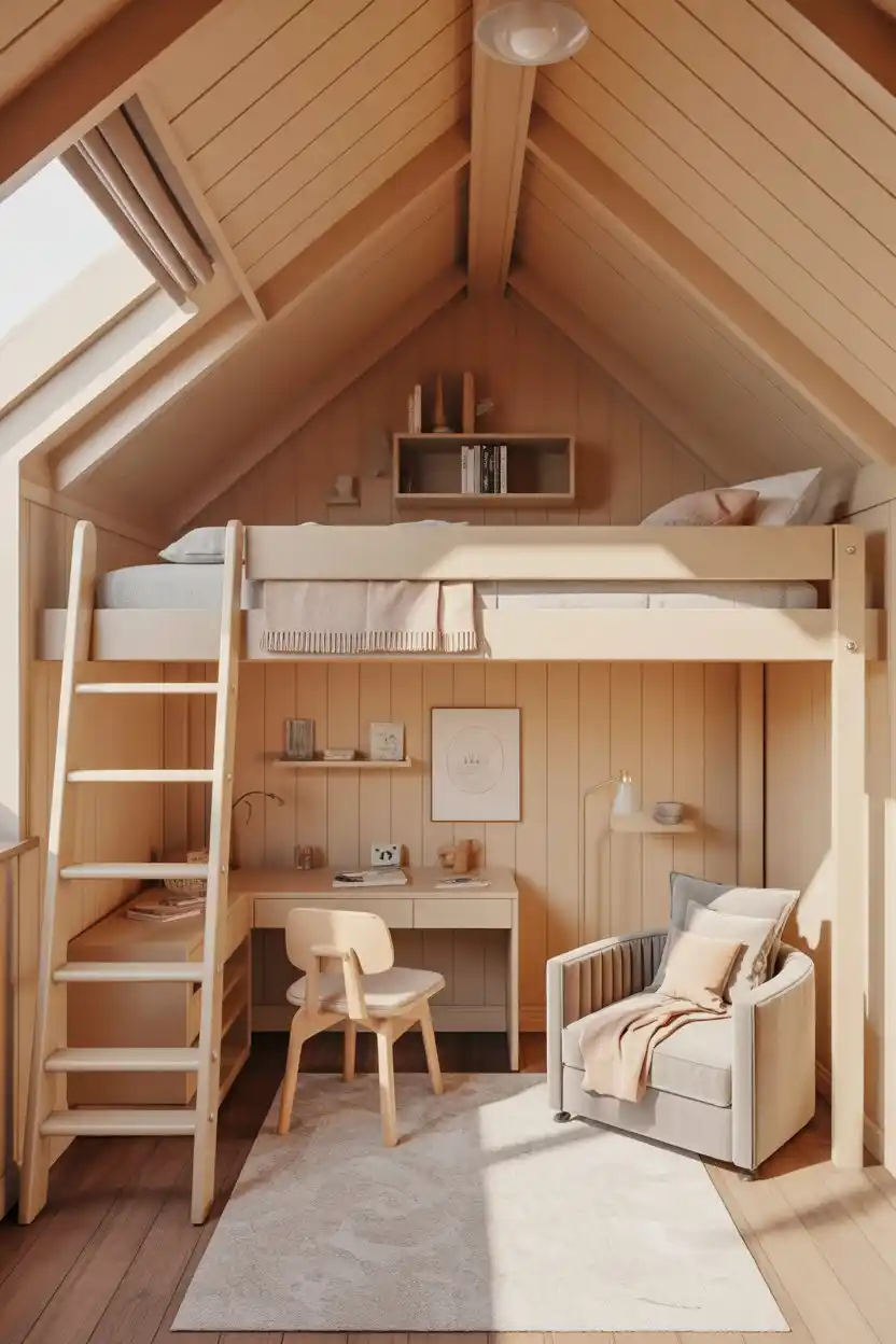 Loft Bed to Maximize Headroom