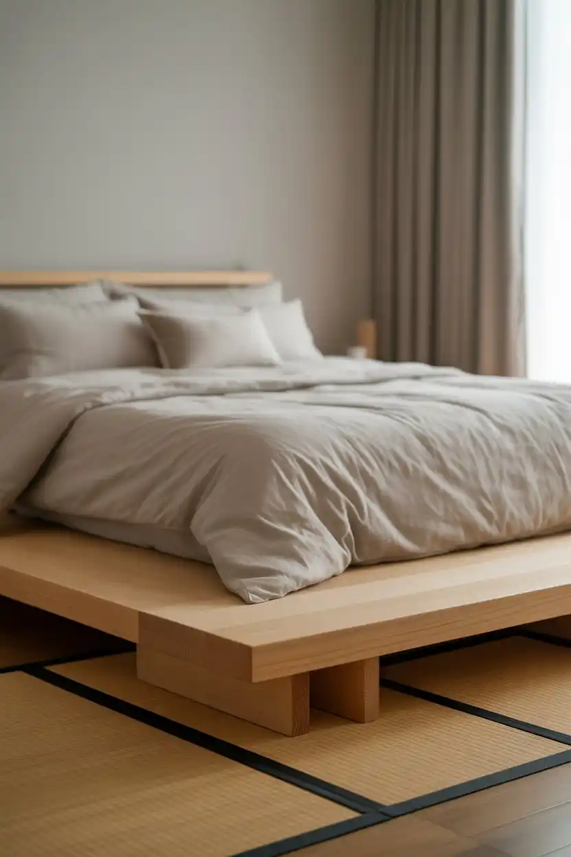 Low-Profile Japanese Platform Bed