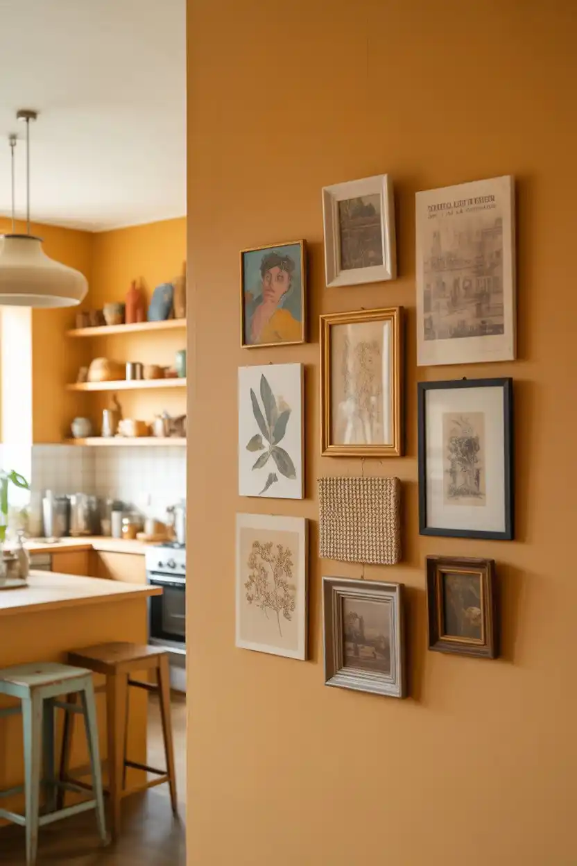 Mixed Media Kitchen Collage