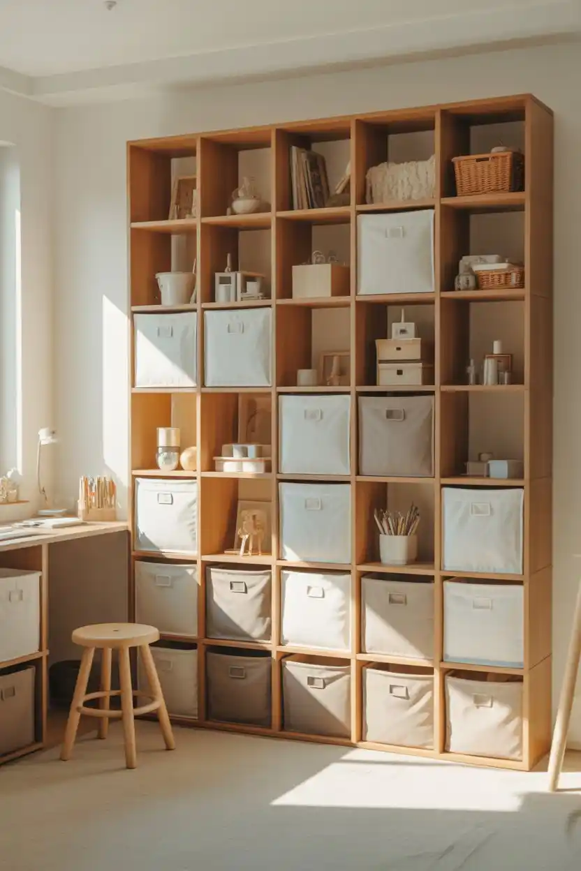 Modular Cube Storage Wall
