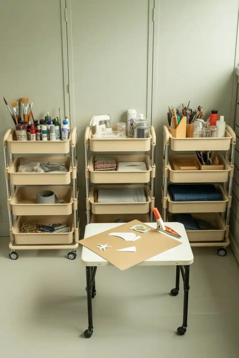 Multi-Purpose Craft Cart System
